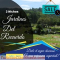 Vendo 2 Nichos en Jardines del Recuerdo